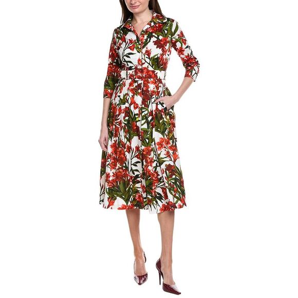 Samantha Sung WomensAudrey 1 Shirtdress White